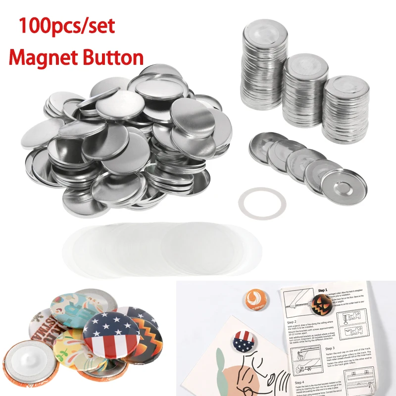 Button Badge Blank - 25mm 32mm 58mm DIY Strong Magnetic