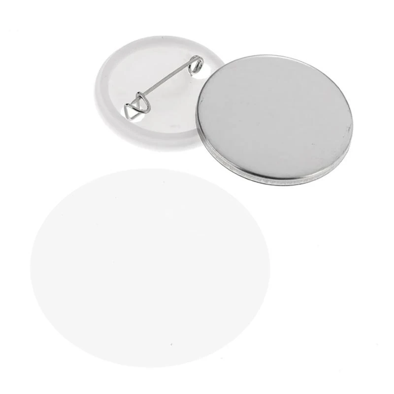 500Pcs/set Blank Badge Pinback - огляд і ціна Button Badge Blank