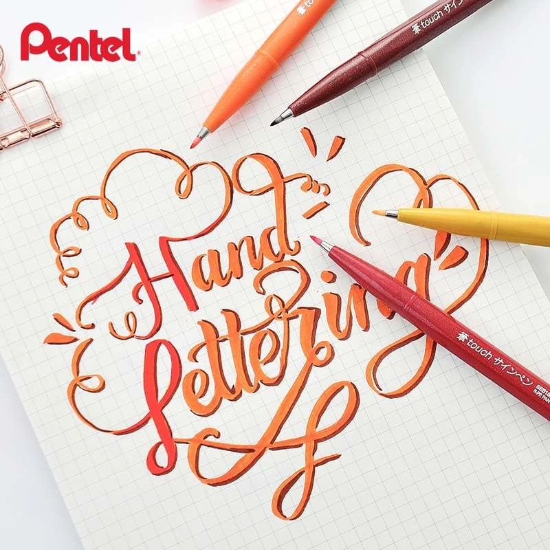 Japan Pentel Touch Brush Sign  - огляд і ціна Pentel Pen Sign Pen